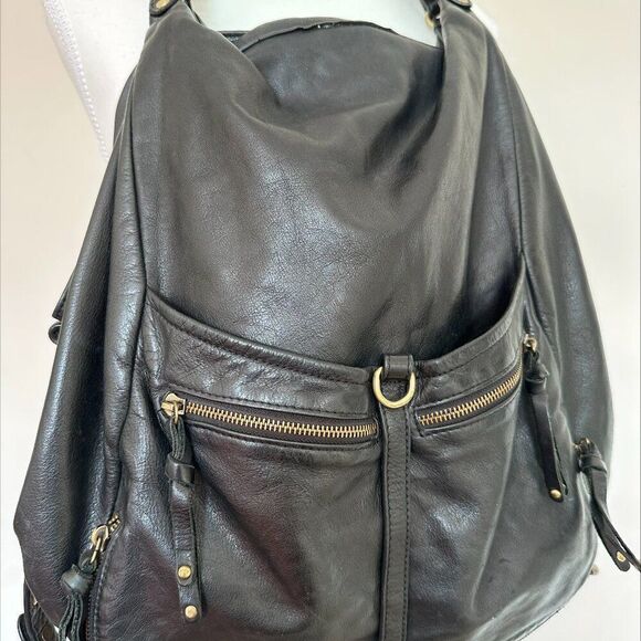 Vintage 3 strand necklace in choker length, real agate and onyx with gold, EUC - Picture 10 of 16